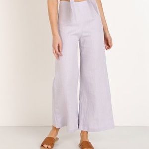 Faithful The Brand Linen Wide-Leg Pants